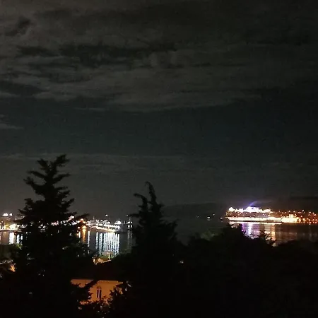 House With Bosphorus View, Elevator, Air Conditioning And Parking Daire